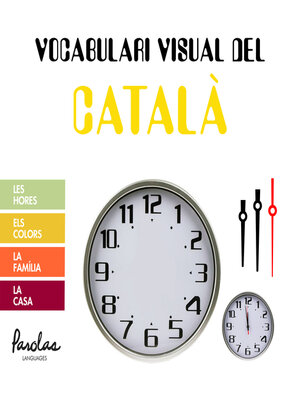 cover image of Vocabulari visual del català